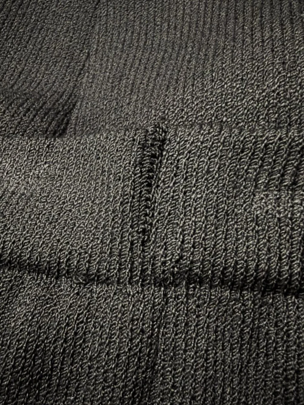 Vintage St. John High Waist Long Black Knit Skirt Missing Label